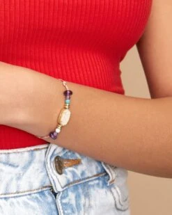 Ellie DIY Bracelet Kit In Iridescent Drusy 8 Ellie DIY Bracelet Kit In Iridescent Drusy -Kendra Scott Jewelry Store kendra scott ellie DIY bracelet kit iridescent drusy