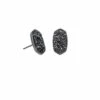 Ellie Gunmetal Stud Earrings In Black Drusy 1 Ellie Gunmetal Stud Earrings In Black Drusy -Kendra Scott Jewelry Store kendra scott ellie gunmetal stud earrings in black drusy 00 default lg