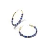 Ember Gold Hoop Earrings In Blue Lapis -Kendra Scott Jewelry Store kendra scott ember hoop earrings gold blue lapis 00