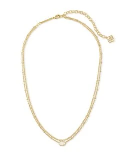 Emilie Gold Multi Strand Necklace In Iridescent Drusy -Kendra Scott Jewelry Store kendra scott emilie multi strand necklace gold iridescent drusy 01 lg