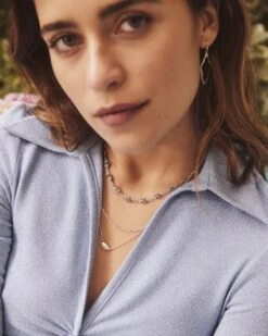 Brooke Multi Strand Necklace In Silver -Kendra Scott Jewelry Store kendra scott emilie strand necklace rhodium platinum drusy 2