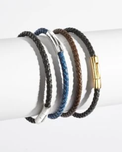 Evans 18k Yellow Gold Vermeil Corded Bracelet In Black Leather 8 Evans 18k Yellow Gold Vermeil Corded Bracelet In Black Leather -Kendra Scott Jewelry Store kendra scott evans bracelet 18k gold vermeil black leather 03 lg