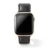 Evans Leather Watch Band In Black
