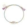 Everlyne Multicolor Cord Friendship Bracelet In Dichroic Glass -Kendra Scott Jewelry Store kendra scott everlyne friendship bracelet gold dichroic glass 00 lg
