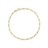 Figaro Chain Bracelet In 14k Yellow Gold 1 Figaro Chain Bracelet In 14k Yellow Gold -Kendra Scott Jewelry Store kendra scott fiagro chain bracelet 14k yellow gold 00