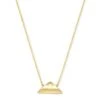 Folds Of Honor 14k Gold Pendant Necklace In White Diamond -Kendra Scott Jewelry Store kendra scott fine folds of honor necklace 18k gold wt diamond 00 lg