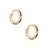 Jett 14k Yellow Gold Huggie Earrings In Black Diamond -Kendra Scott Jewelry Store kendra scott fine jett huggie earrings 14k yellow gold black diamond 00 lg
