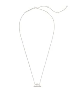 Folds Of Honor Pendant Necklace In Silver 8 Folds Of Honor Pendant Necklace In Silver -Kendra Scott Jewelry Store kendra scott folds of honor pendant necklace rhodium silver 01 lg