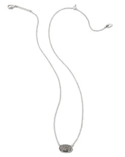 Grayson Silver Pendant Necklace In Platinum Drusy 6 Grayson Silver Pendant Necklace In Platinum Drusy -Kendra Scott Jewelry Store kendra scott grayson pendant necklace rhodium platinum drusy 01