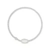 Grayson Silver Stretch Bracelet In Ivory Mother-of-Pearl -Kendra Scott Jewelry Store kendra scott grayson stretch bracelet bracelet rhodium brass ivory 00 lg