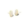 Grayson Gold Stud Earrings In Iridescent Drusy -Kendra Scott Jewelry Store kendra scott grayson stud earrings gold iridescent drusy 00