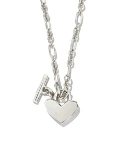 Heart Padlock Pendant Necklace In Sterling Silver 11 Heart Padlock Pendant Necklace In Sterling Silver -Kendra Scott Jewelry Store kendra scott heart padlock chain necklace sterling silver 02