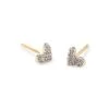 Heart 14k Yellow Gold Stud Earrings In White Diamonds 2 Heart 14k Yellow Gold Stud Earrings In White Diamonds -Kendra Scott Jewelry Store kendra scott heart stud earring 14k yellow gold white diamonds 00 lg