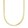 Herringbone Chain Necklace In 18k Gold Vermeil -Kendra Scott Jewelry Store kendra scott herringbone chain necklace 18k yellow gold vermeil 00 lg