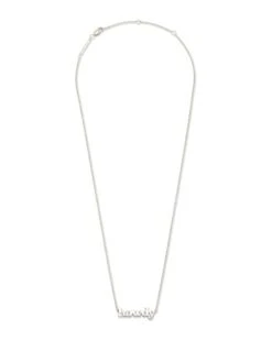 Howdy Pendant Necklace In Sterling Silver -Kendra Scott Jewelry Store kendra scott howdy pendant necklace sterling silver 01 lg