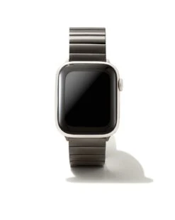 Hudson Watch Band In Gunmetal Stainless Steel
