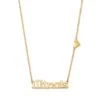 Illinois Pendant Necklace In 18k Yellow Gold Vermeil