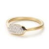 Isa Ring In Pave Diamond And 14k Yellow Gold -Kendra Scott Jewelry Store kendra scott isa band ring 14k gold white diamond 00 lg