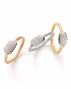 Isa Ring In Pave Diamond And 14k Yellow Gold 7 Isa Ring In Pave Diamond And 14k Yellow Gold -Kendra Scott Jewelry Store kendra scott isa band ring 14k gold white diamond 03 lg