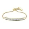 Jack Adjustable Gold Chain Bracelet In White Crystal -Kendra Scott Jewelry Store kendra scott jack delicate chain bracelet gold white white crystal 00 lg
