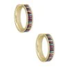 Jack Gold Hoop Earrings In Multi Crystal -Kendra Scott Jewelry Store kendra scott jack hoop earring gold jewel tone mix 00 lg