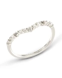 Jaclyn 14k White Gold Band Ring In White Diamond -Kendra Scott Jewelry Store kendra scott jaclyn band ring 14k white gold 01 lg