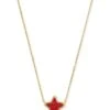 Jae Star Gold Pendant Necklace In Bright Red Drusy -Kendra Scott Jewelry Store kendra scott jae star short pendant necklace gold bright red drusy 00 lg