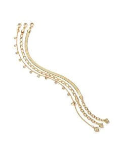 Kassie Set Of 3 Chain Bracelets In Gold 8 Kassie Set Of 3 Chain Bracelets In Gold -Kendra Scott Jewelry Store kendra scott kassie set of 3 chain bracelet gold 01