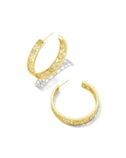Kelly Hoop Earrings In Gold