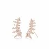 Laurie Ear Climbers In Rose Gold 1 Laurie Ear Climbers In Rose Gold -Kendra Scott Jewelry Store kendra scott laurie ear climbers in rose gold 00 default lg