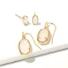 Lee Gold Earring Set In Iridescent Drusy  -Kendra Scott Jewelry Store kendra scott lee earring set gold iridescent drusy 00