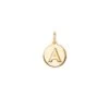 Letter A Coin Charm In 18k Gold Vermeil -Kendra Scott Jewelry Store kendra scott letter a coin 18k gold vermeil 00 lg