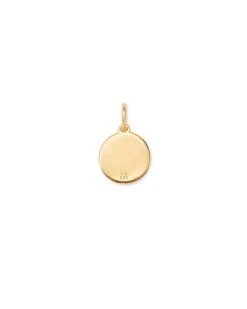 Letter A Coin Charm In 18k Gold Vermeil -Kendra Scott Jewelry Store kendra scott letter a coin 18k gold vermeil 01 lg