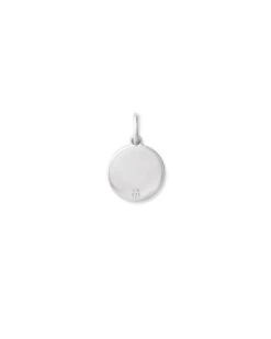 Letter A Coin Charm In Oxidized Sterling Silver -Kendra Scott Jewelry Store kendra scott letter a coin sterling silver 01 lg