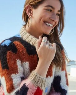 Maggie Hoop Earrings In Rose Gold Filigree 7 Maggie Hoop Earrings In Rose Gold Filigree -Kendra Scott Jewelry Store kendra scott maggie hoop earring gold filigree lg