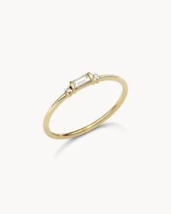 Maria 14k Yellow Gold Band Ring In White Diamond -Kendra Scott Jewelry Store kendra scott maria band ring 14k yellow gold white diamond 01