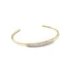 Marisa 14k Yellow Gold Statement Cuff Bracelet In White Diamond -Kendra Scott Jewelry Store kendra scott marisa statement cuff 14k yellow gold white diamond 00
