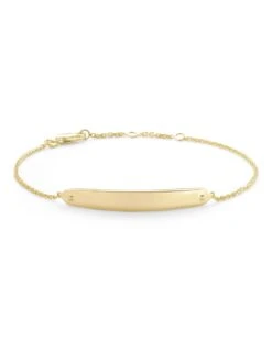 Mattie Bar Delicate Bracelet In 18k Gold Vermeil