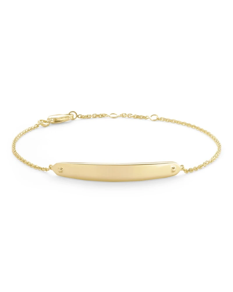 Mattie Bar Delicate Bracelet In 18k Gold Vermeil 3 Mattie Bar Delicate Bracelet In 18k Gold Vermeil