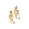 Meg Double Hoop Earrings In Mixed Metal 2 Meg Double Hoop Earrings In Mixed Metal -Kendra Scott Jewelry Store kendra scott meg double hoop earrings 18k yellow gold vermeil Mix Silver 01