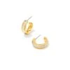 Merritt Huggie Earrings In Mixed Metal -Kendra Scott Jewelry Store kendra scott merritt huggie earrings mixed metal 00