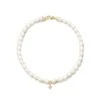 Michelle 14k Yellow Gold Pearl Bracelet In White Pearl -Kendra Scott Jewelry Store kendra scott michelle pearl bracelet 14k yellow gold white pearl 00