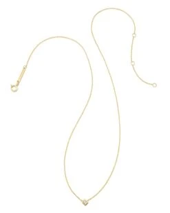 Michelle 14k Yellow Gold Pendant Necklace In White Diamond -Kendra Scott Jewelry Store kendra scott michelle pendant necklace 14k yellow gold white diamond 01