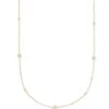 Michelle 14k Yellow Gold Strand Necklace In White Diamond -Kendra Scott Jewelry Store kendra scott michelle short strand necklace 14k yellow gold white diamond 00 lg