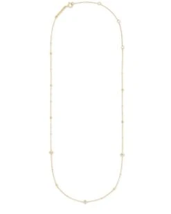Michelle 14k Yellow Gold Strand Necklace In White Diamond 13 Michelle 14k Yellow Gold Strand Necklace In White Diamond -Kendra Scott Jewelry Store kendra scott michelle short strand necklace 14k yellow gold white diamond 01 lg