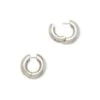 Mikki Hoop Earrings In Silver -Kendra Scott Jewelry Store kendra scott mikki hoop earrings rhodium 01 lg