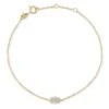 Millicent 14k Yellow Gold Delicate Chain Bracelet In White Diamond -Kendra Scott Jewelry Store kendra scott millicent delicate bracelet 14k gold white diamond 00 lg