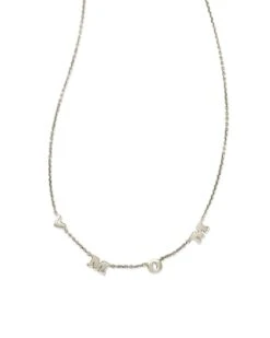 Mom Strand Necklace In Silver