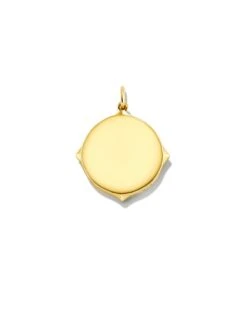 Matilda 18k Gold Vermeil Stone Charm In Ivory Mother-Of-Pearl -Kendra Scott Jewelry Store kendra scott mother matilda stone charm 18k yellow gold vermeil ivory mop 01