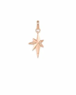 North Star Charm In Rose Gold -Kendra Scott Jewelry Store kendra scott north star charm rose gold 01 lg